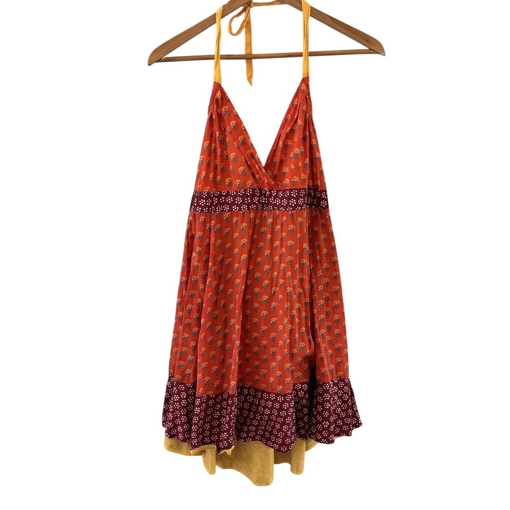 Edme & Esyllte Anthropologie Tamiami Tunic Dress 8 Boho‎ Festival Patchwork